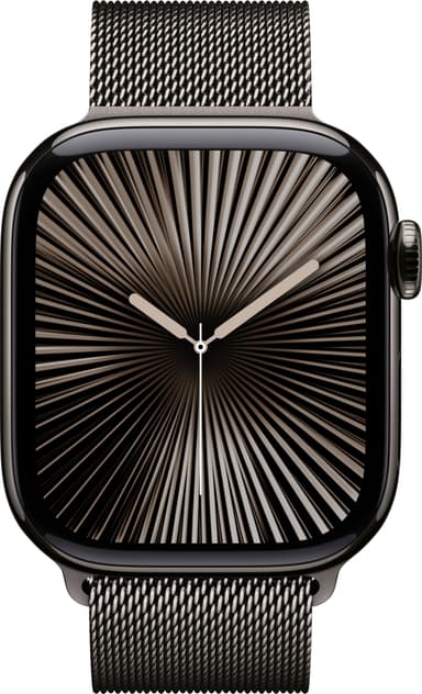 Apple Watch S10 46mm GPS+Cel (Skifertitan/Skifer Milanese Loop) S/M