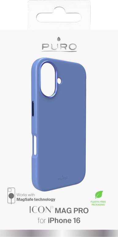 Puro Icon Mag Pro iPhone 16 deksel (sort)