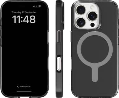 A Good Company iPhone 16 Pro CLRPRTCT tonet deksel (sort)