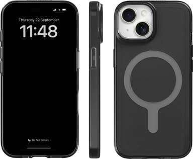 A Good Company iPhone 15 CLRPRTCT tonet deksel (sort)