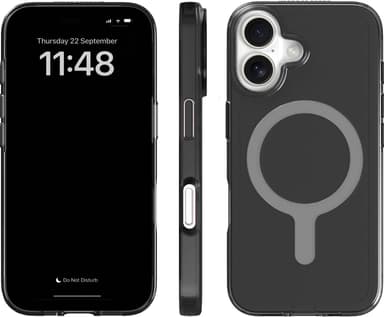 A Good Company iPhone 16 CLRPRTCT tonet deksel (sort)