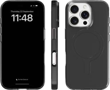 A Good Company iPhone 16 Pro CLRPRTCT tonet deksel (sort)