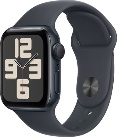 Apple Watch SE 2nd Gen 40mm GPS (Midnatt Alu/Midnatt sport band M/L)