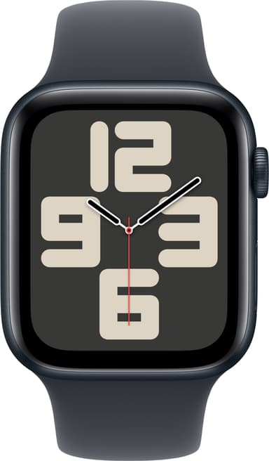 Apple Watch SE 2nd Gen 44mm LTE (Midnatt Alu/Midnatt sport band S/M)