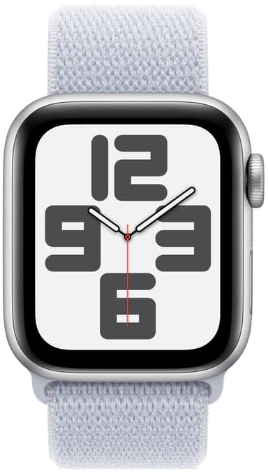 Apple Watch SE 2nd Gen 40mm GPS (Sølv Alu/Blå Sky sport loop)