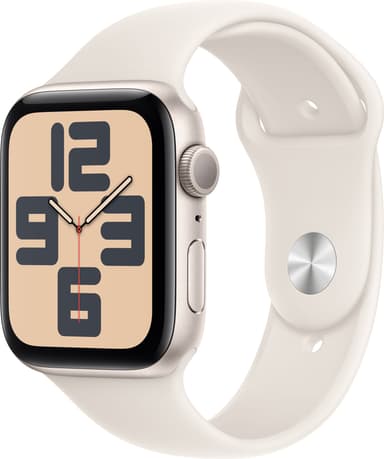 Apple Watch SE 2nd Gen 44mm GPS (Stjerneskinn Alu/Stjerneskinn sport band S/M)