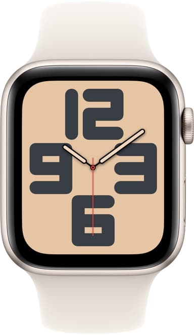 Apple Watch SE 2nd Gen 44mm GPS (Stjerneskinn Alu/Stjerneskinn sport band M/L)