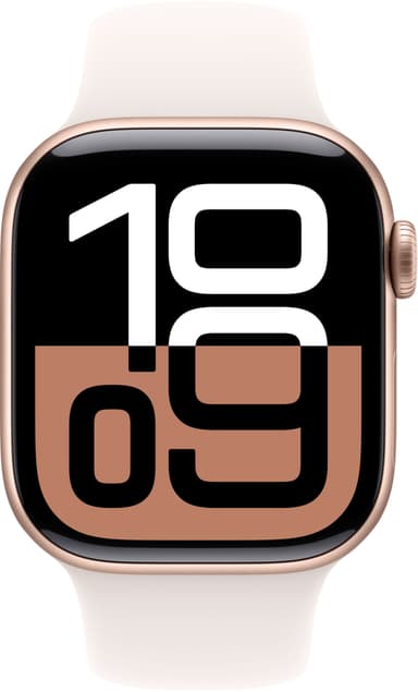 Apple Watch S10 46mm GPS+Cel (Rosegull/Svak Rosa Sport Band) M/L