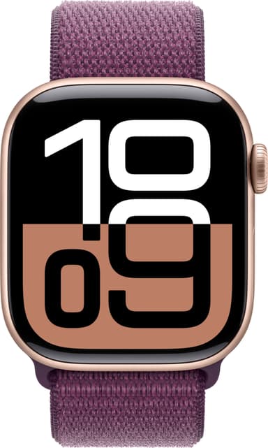 Apple Watch S10 42mm GPS+Cel (Rosegull/Plomme Sport Loop)