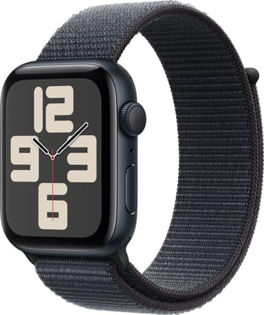 Apple Watch SE 2nd Gen 44mm GPS (Midnatt Alu/Blekk sport loop)