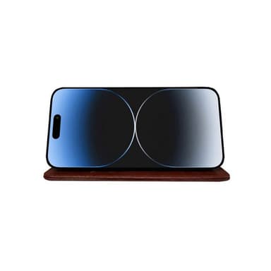 Lommebokdeksel 3-kort iPhone 16 - Brun
