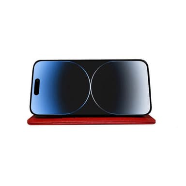 Lommebokdeksel 3-kort iPhone 16 - Rød