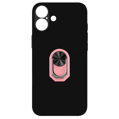 TPU ringdeksel iPhone 16 - Rosa