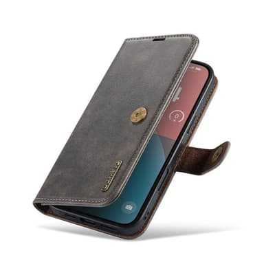 Mobil lommebok DG-Ming 2i1 iPhone 16 - Grå