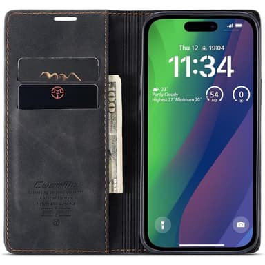 CaseMe mobildeksel 013 iPhone 16 Pro Max - Svart