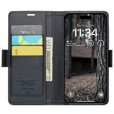 CaseMe mobildeksel 023 iPhone 16 Plus - Svart