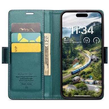 CaseMe mobildeksel 023 iPhone 16 Plus - Petrol