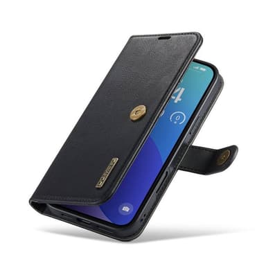 Mobil lommebok DG-Ming 2i1 iPhone 16 Pro - Svart