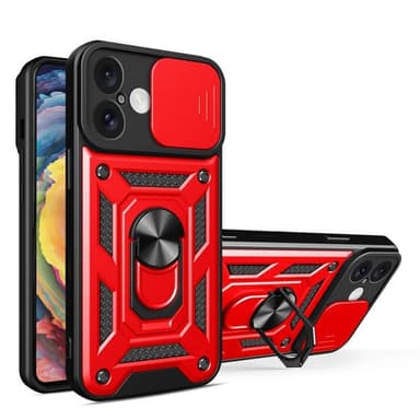 Jazz 3i1 deksel iPhone 16 - Rød