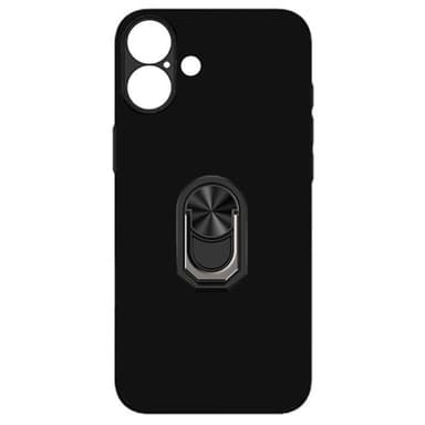 TPU ringdeksel iPhone 16 Plus - Svart