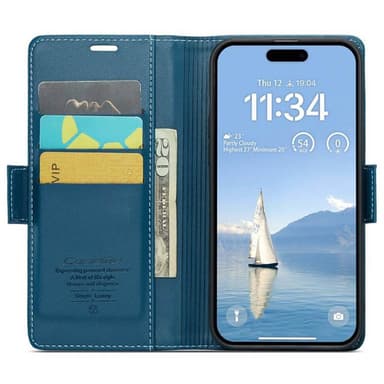 CaseMe mobildeksel 023 iPhone 16 Plus - Blå