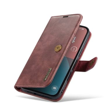 Mobil lommebok DG-Ming 2i1 iPhone 16 - Rød
