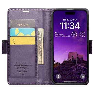 CaseMe mobildeksel 023 iPhone 16 Plus - Lilla