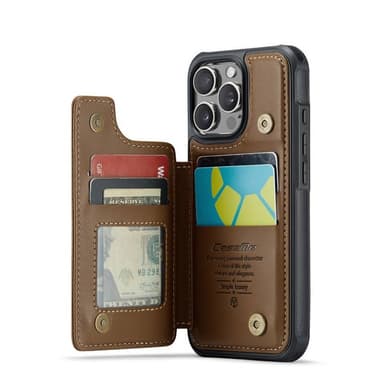CaseMe mobildeksel C22 iPhone 16 Pro - Brun
