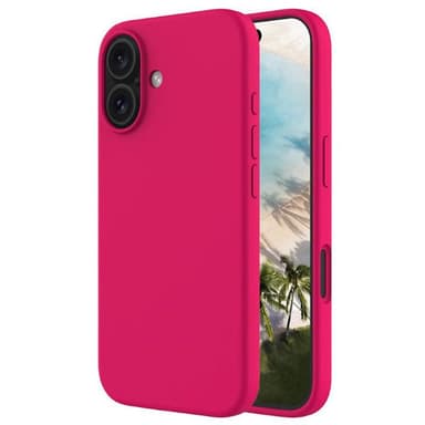 Liquid silikon deksel iPhone 16 Plus - Dragon Fruit
