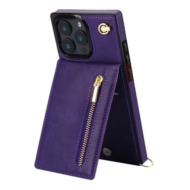 Zipper halskjede deksel iPhone 16 Pro Max - Lilla