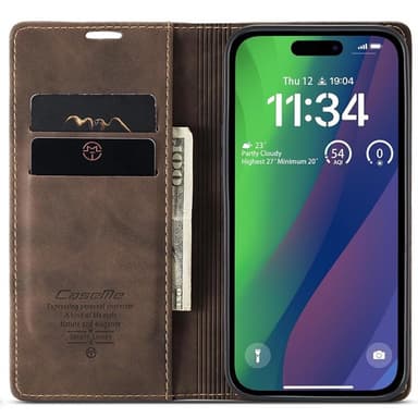 CaseMe mobildeksel 013 iPhone 16 Pro - Coffee