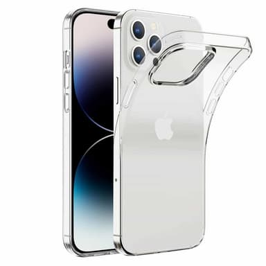 Silikondeksel gjenomsiktig iPhone 16 Pro Max