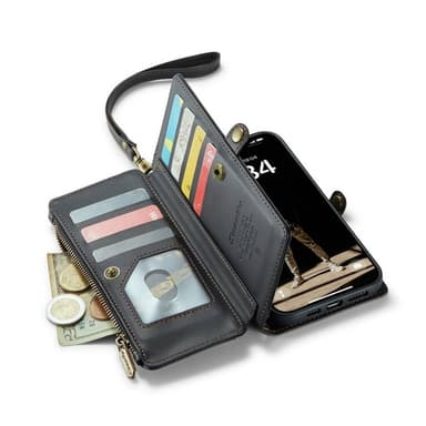 CaseMe mobildeksel C36 iPhone 16 - Svart