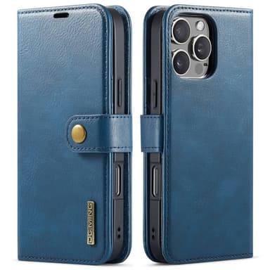 Mobil lommebok DG-Ming 2i1 iPhone 16 Pro - Blå