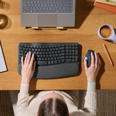 Logitech Ergo M575S trådløs trackball-mus (grafitt)
