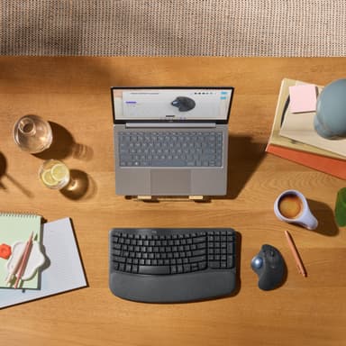 Logitech Ergo M575S trådløs trackball-mus (grafitt)