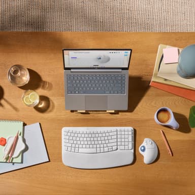Logitech Ergo M575S trådløs trackball-mus (hvit)