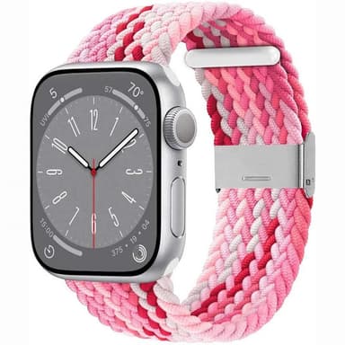 Flettet klokkereim Watch Series 10 (42mm) - Gradientred