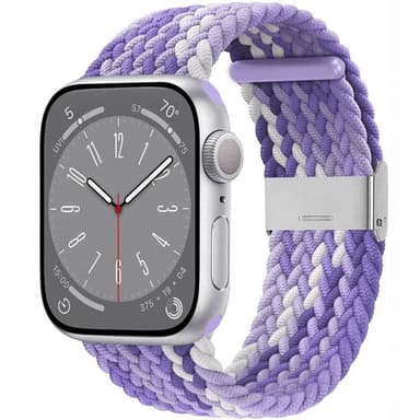 Flettet klokkereim Watch Series 10 (42mm) - Gradient purple