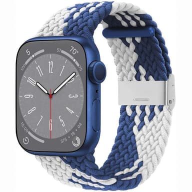Flettet klokkereim Watch Series 10 (46mm) - Bluewhite