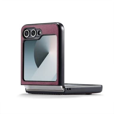 CaseMe mobildeksel 023 Samsung Galaxy Z Flip 6 - Burgunder
