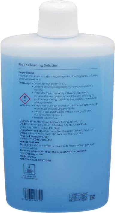 Roborock vaskemiddel 1 liter - Floor Cleaning Solution RR0825