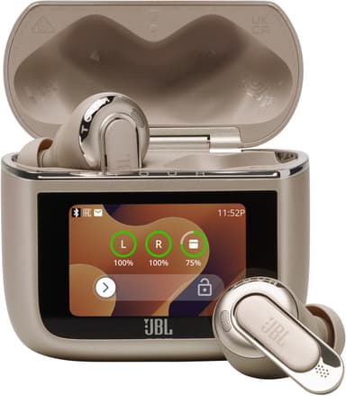 JBL Tour Pro 3 helt trådløse in-ear hodetelefoner (latte)