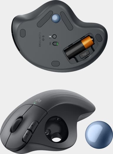 Logitech Ergo M575S trådløs trackball-mus (grafitt)