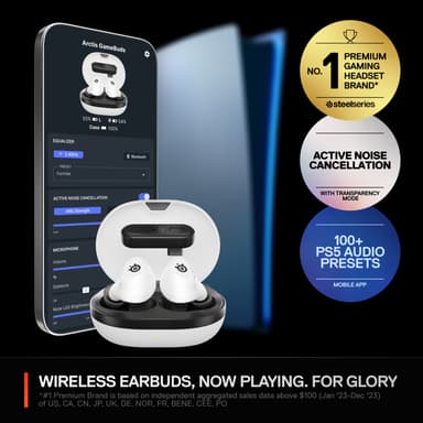 SteelSeries Arctis GameBuds hodetelefoner (hvit)