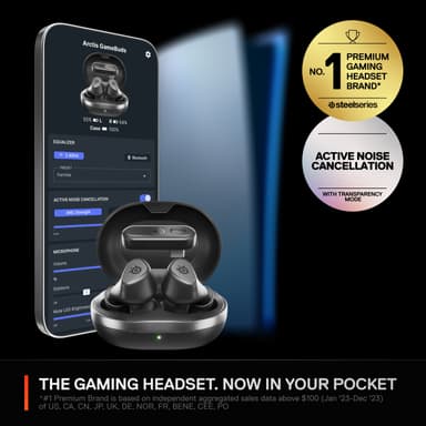 SteelSeries Arctis GameBuds hodetelefoner (sort)