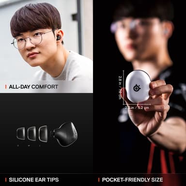 SteelSeries Arctis GameBuds hodetelefoner (sort)