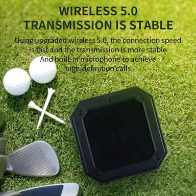 Magnetisk Bluetooth-høyttaler Golfvogn Vanntett Subwoofermikrofon