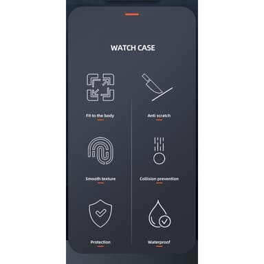 TPU Deksel Til Samsung Galaxy Watch7 44mm Full Dekning