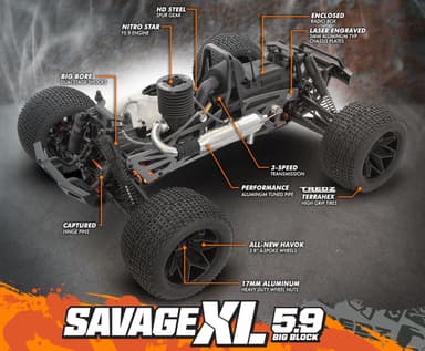 HPI Savage XL 5.9 V2 2.4GHz